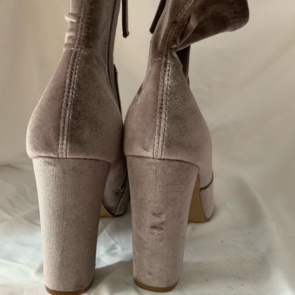 Steve Madde Velvety ankle boot heels - Picture 4 of 8